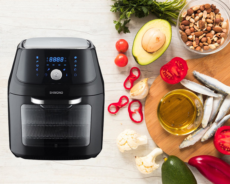 Công suất 1800W giúp thực phẩm chín nhanh hơn