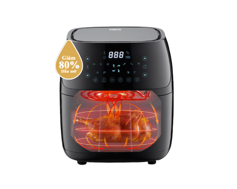 Công nghệ Rapid Air giúp thực phẩm chín đều mọi mặt