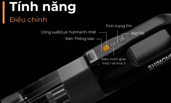 Máy hút bụi không dây Shimono SVC-EC30