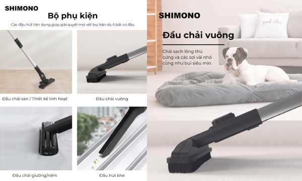 Máy hút bụi không dây Shimono SVC-EC30