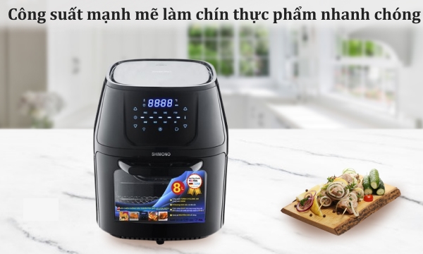 Nồi chiên không dầu Shimono 8 lít SM-AF806T