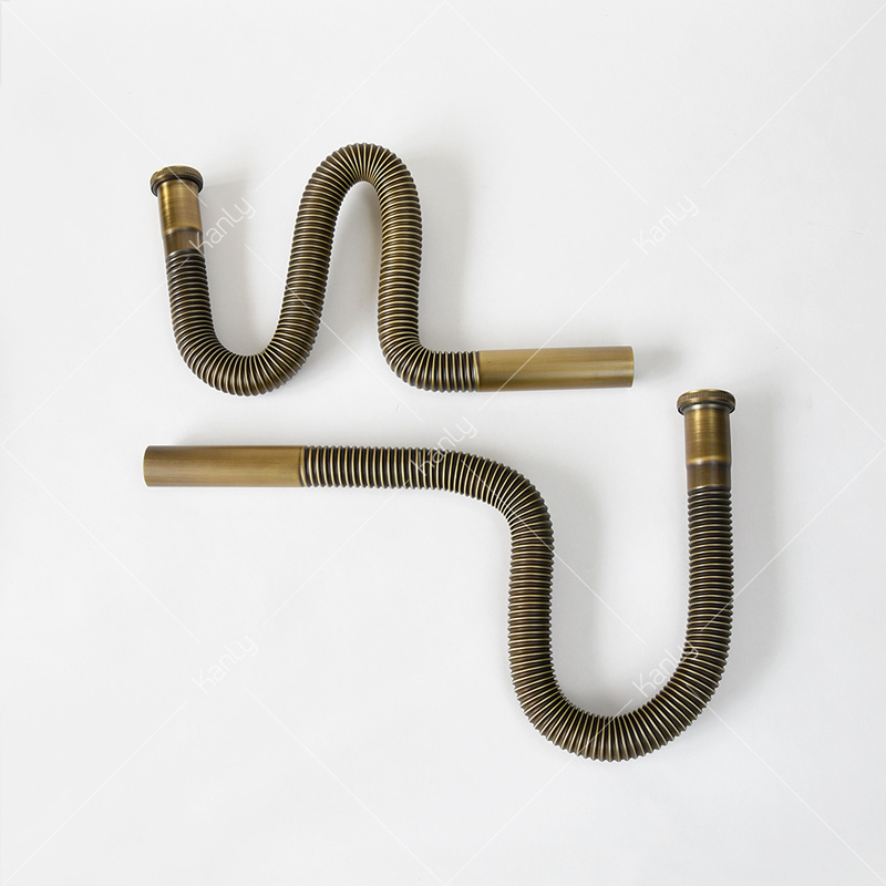 Ống xả ruột gà lavabo có thể bẻ hoặc uốn cong kiểu dáng