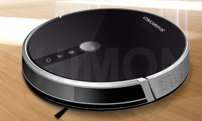 Robot hút bụi Shimono RS38B hoạt động mạnh mẽ với công suất lên đến 28W 
