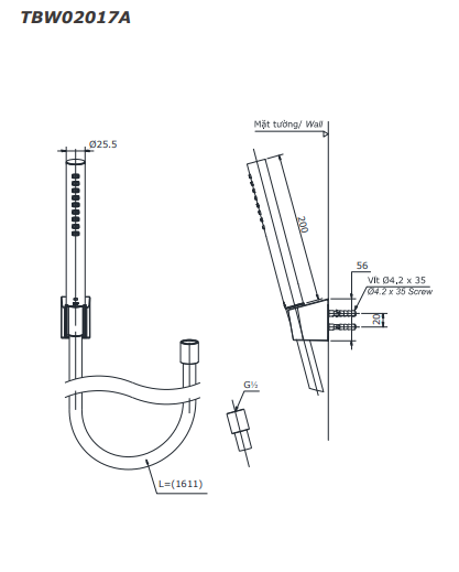 Bát sen tay TOTO TBW02017A - Thiết bị Vệ Sinh Nhật Minh
