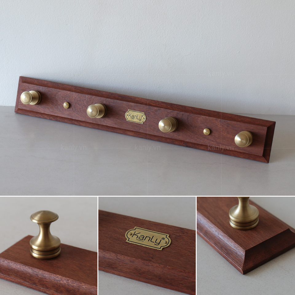 Móc treo quần áo bằng gỗ GCG20A