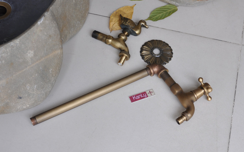 Vòi nước gắn tường, vòi xả nước, vòi hồ