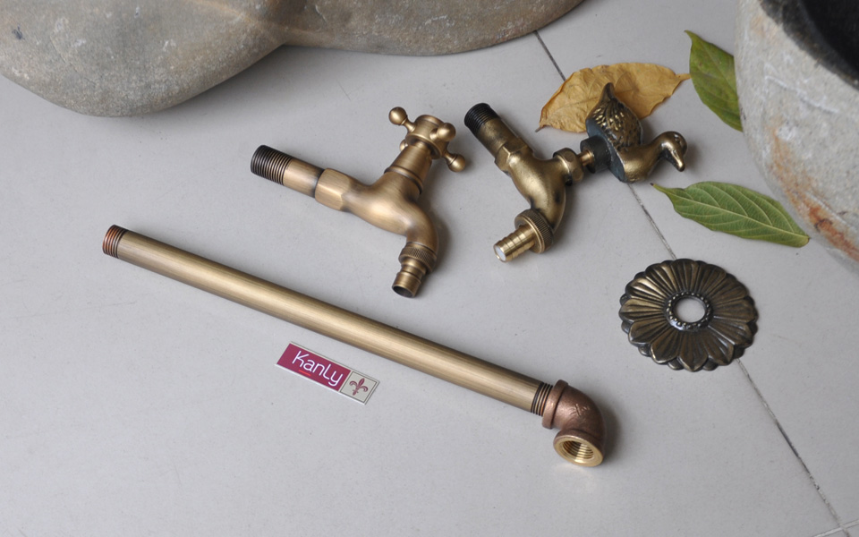 Vòi nước gắn tường, vòi xả nước, vòi hồ