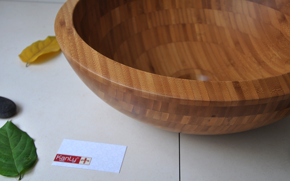 lavabo bằng gỗ, bồn, chậu rửa mặt bằng gỗ tre