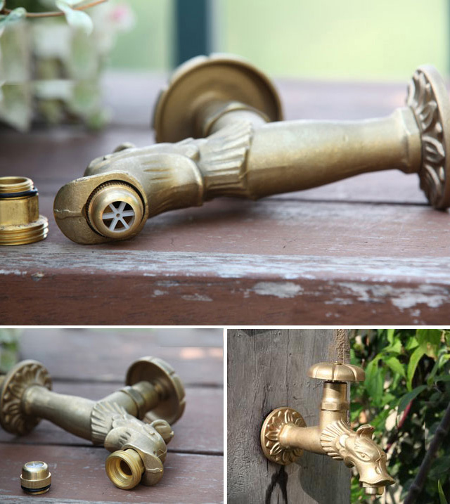 Vòi nước ngoài trời, cấp nước tưới cây cảnh, sân vườn