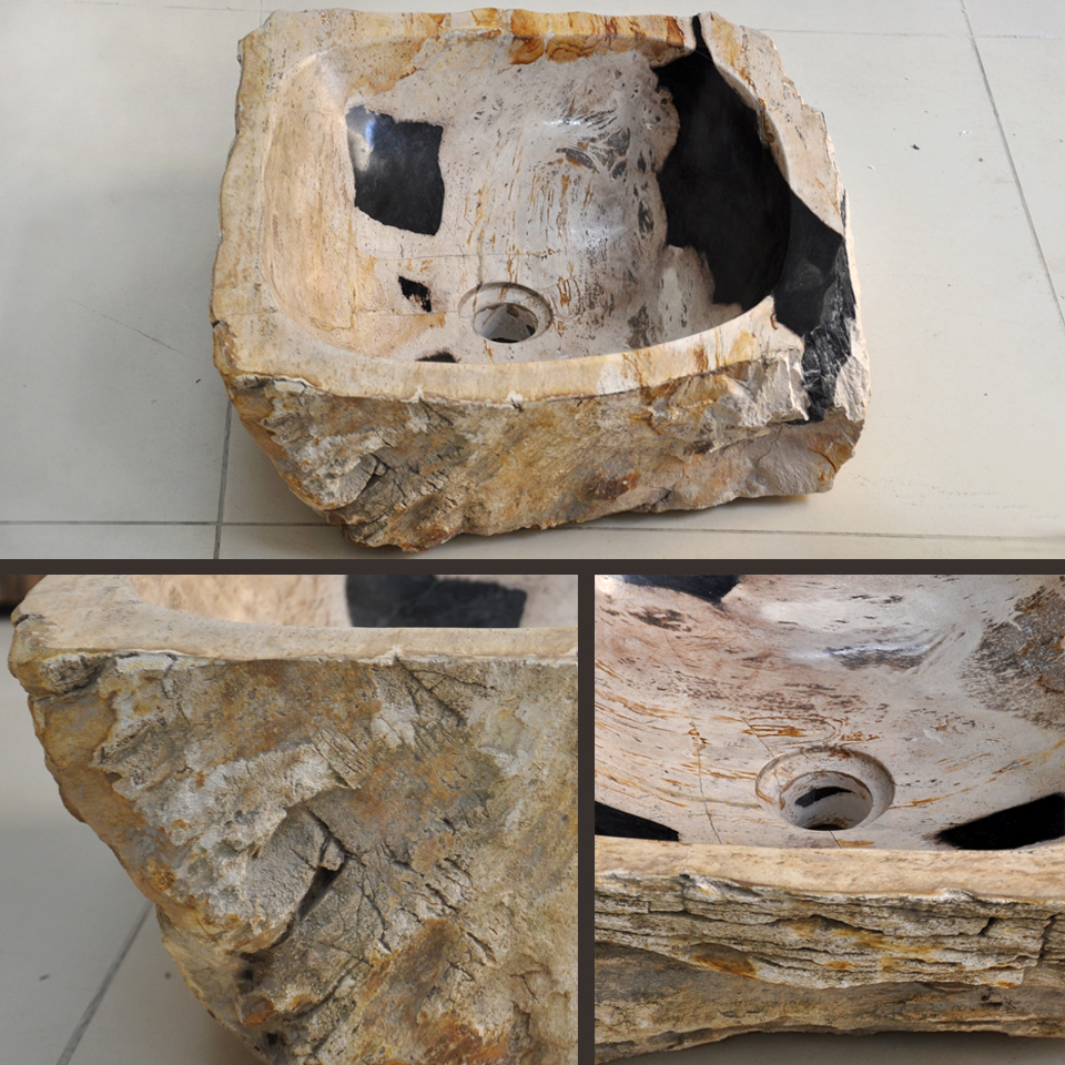 Lavabo gỗ hóa thạch, tự nhiên
