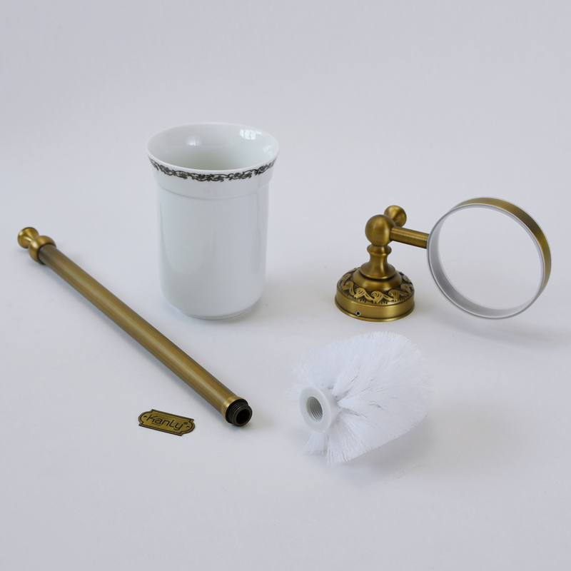 Chổi cọ bồn cầu GCH09 phong cách cổ điển, mộc mạc