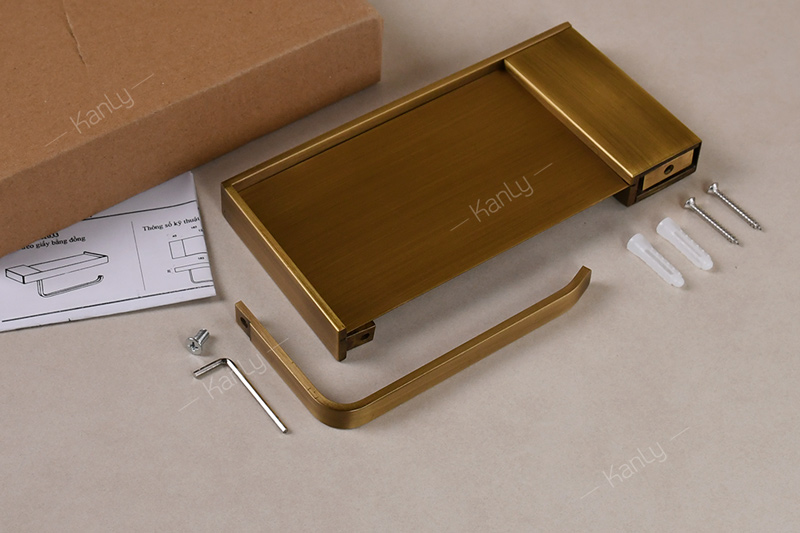 Mở hộp kệ treo giấy để điện thoại GCK33