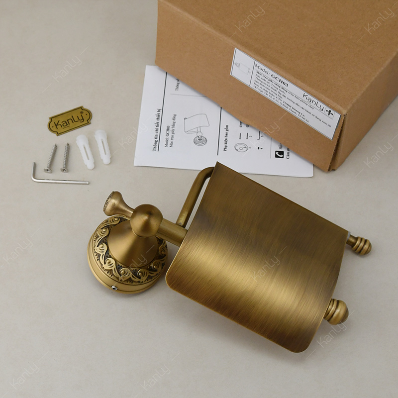 Mở hộp sản phẩm theo kèm sẽ có tắc kê nhựa, ốc vít