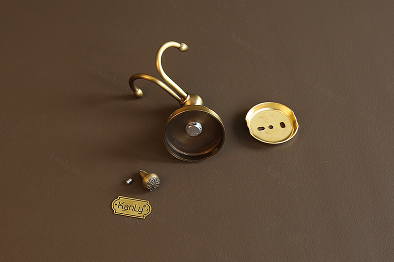 Móc treo quần áo dễ lắp đặt gắn cố định trên tường