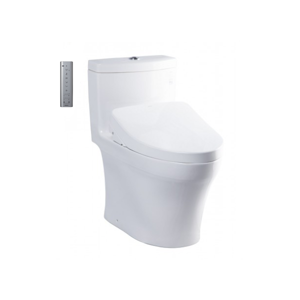 Bồn vệ sinh một khối nhập khẩu kèm nắp rửa điện tử WASHLET dòng S7