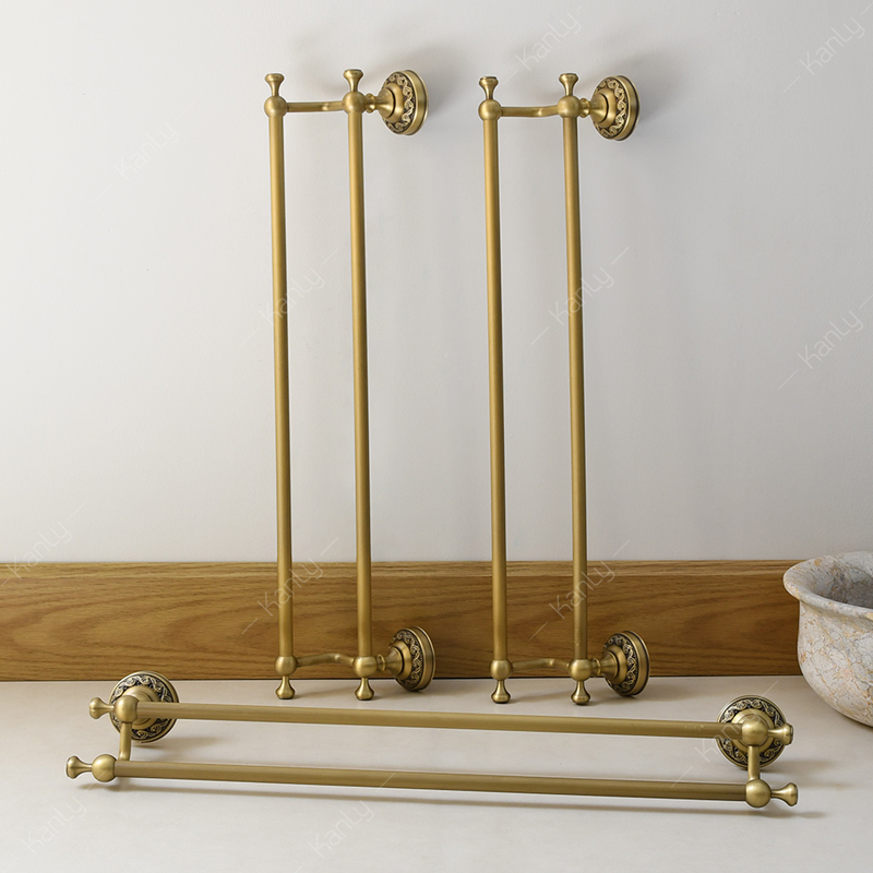 KanLy cung cấp các loại thanh treo, giá đỡ khăn phòng tắm bằng đồng