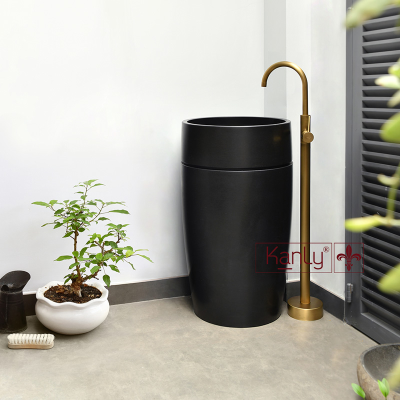 Vòi đặt sàn bồn tắm GCAH6 phong cách mộc mạc