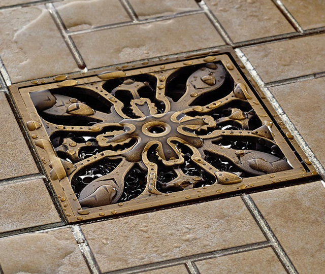 Phễu thu sàn GCP07 bằng đồng thau