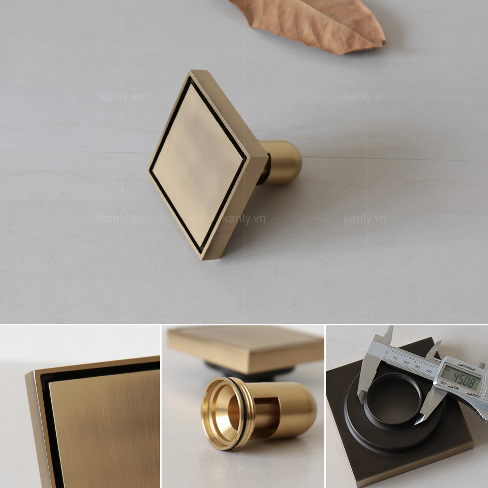 Thiết kế cổ điển của phễu thoát nước sàn