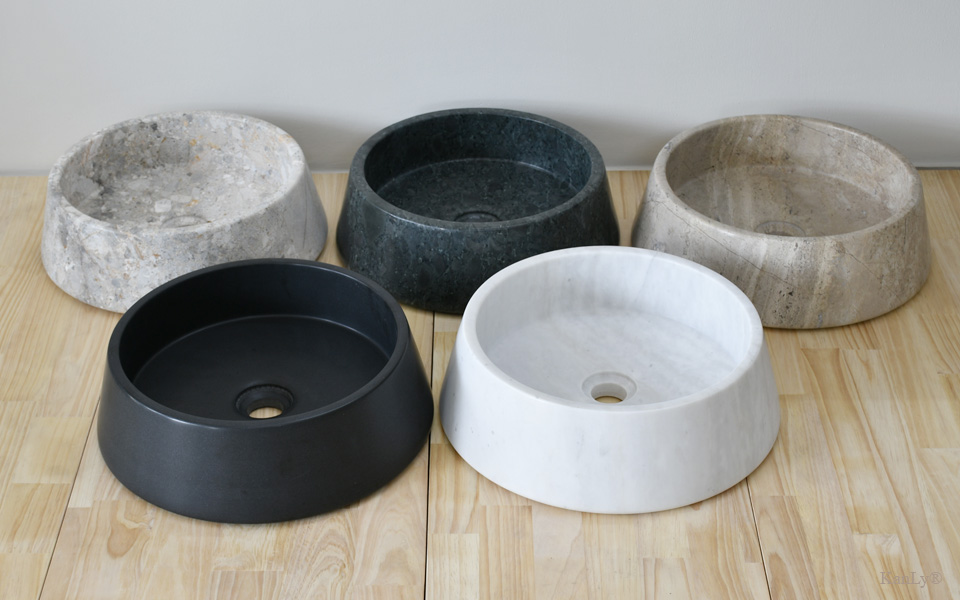 Lavabo đá nguyên khối, lavabo rửa mặt bằng đá