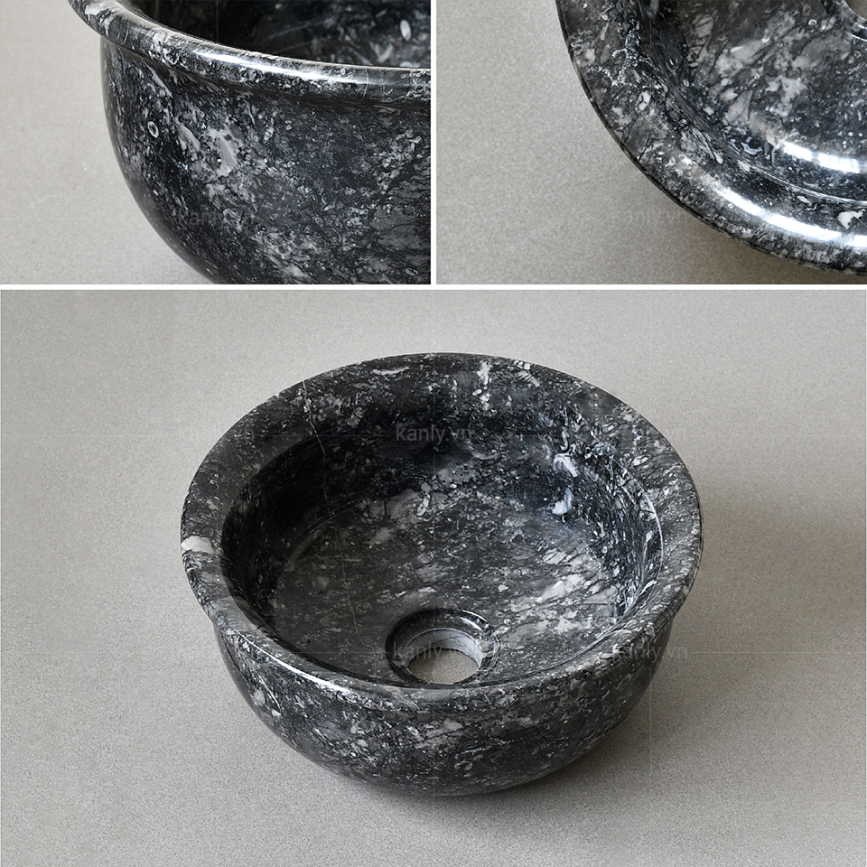 Thiết kế lấy cảm hứng từ nụ hoa hồng của chiếc chậu rửa mặt đá tự nhiên