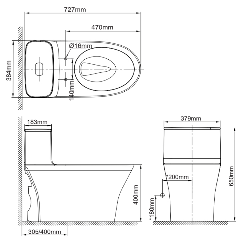 Bồn Cầu American Standard WP-1880SW Nắp Rửa Cơ Chính Hãng