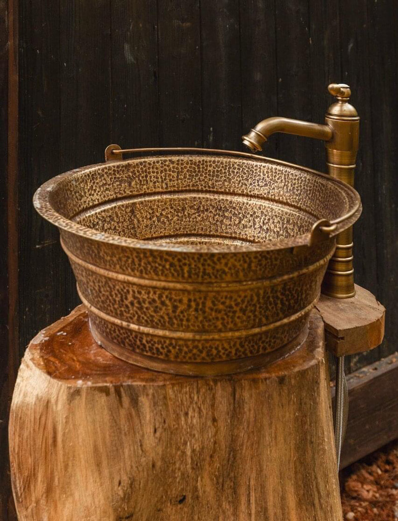 Chậu lavabo bằng đồng RSC411V