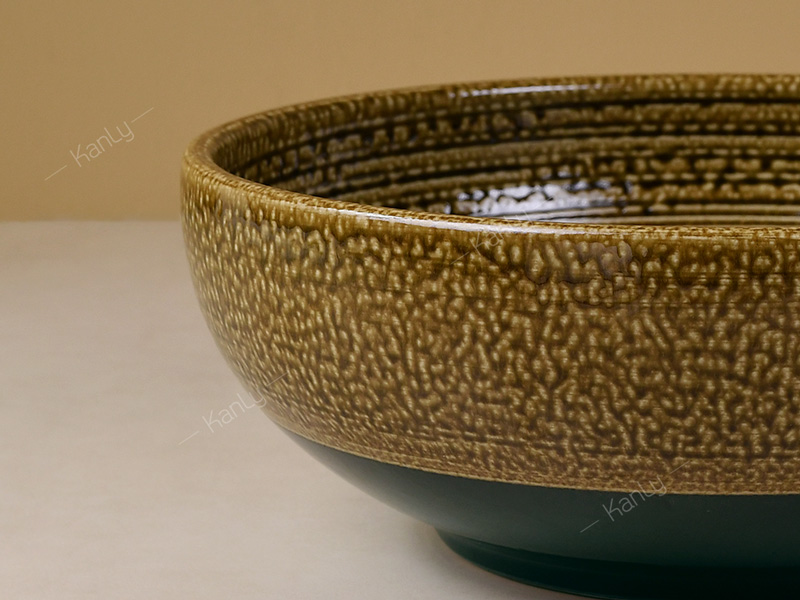 Màu sắc và họa tiết độc lạ trên Cchiếc chậu rửa mặt SU122