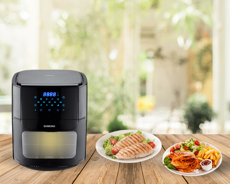 Công suất lên đến 1800W giúp đồ ăn hấp dẫn hơn