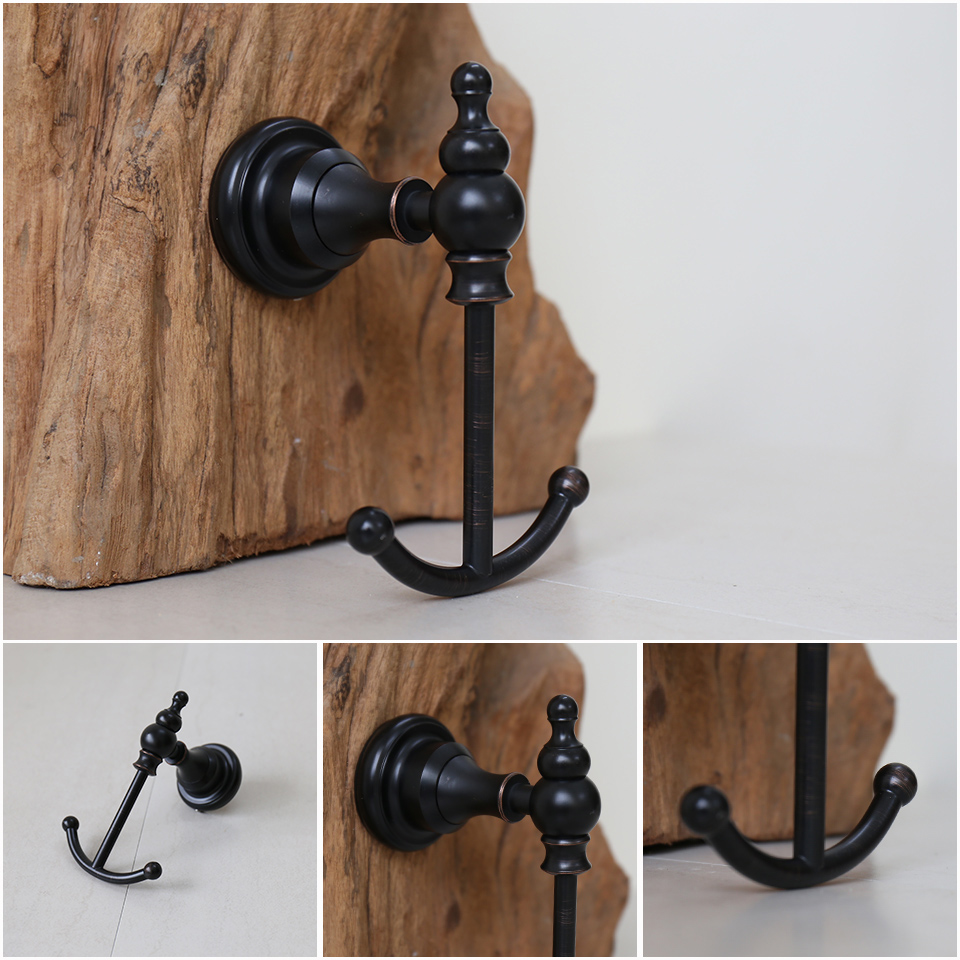 Móc treo đồ đơn bằng đồng cổ điển