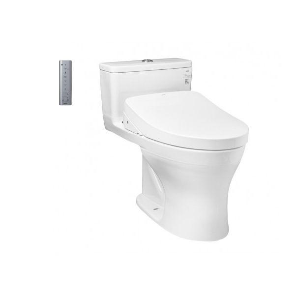 Bệt nhà vệ sinh một khối  chính hãng kèm nắp rửa bồn cầu điện tử WASHLET dòng S8