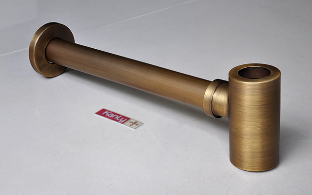 Ống xả nước thải lavabo bằng đồng giả cổ