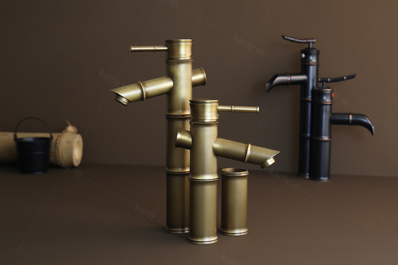 Vòi nước thân thấp có thể tùy chỉnh gắn thêm ống đồng