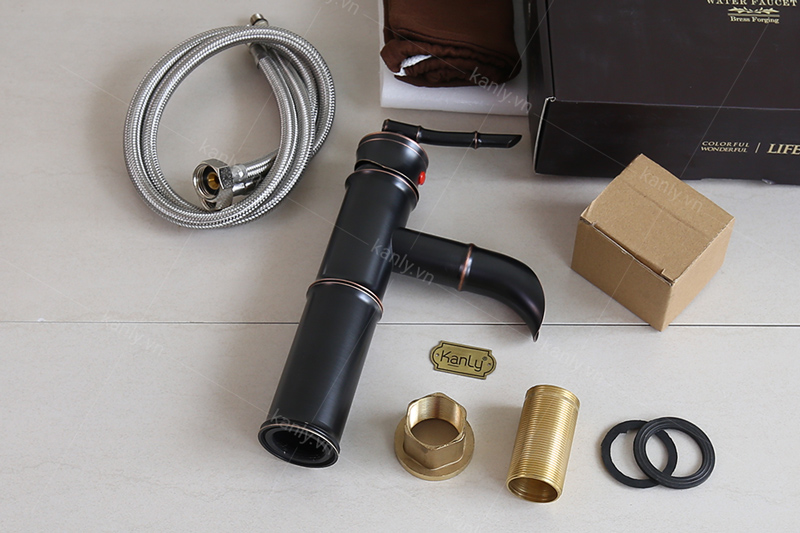 Phụ kiện kèm theo của vòi nước đồng thau hình cây tre GCV02B