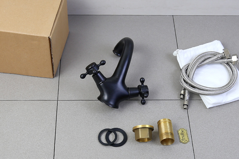 Vòi nước lavabo GCV05B mộc mạc, phong cách cổ điển hoàng gia sang trọng