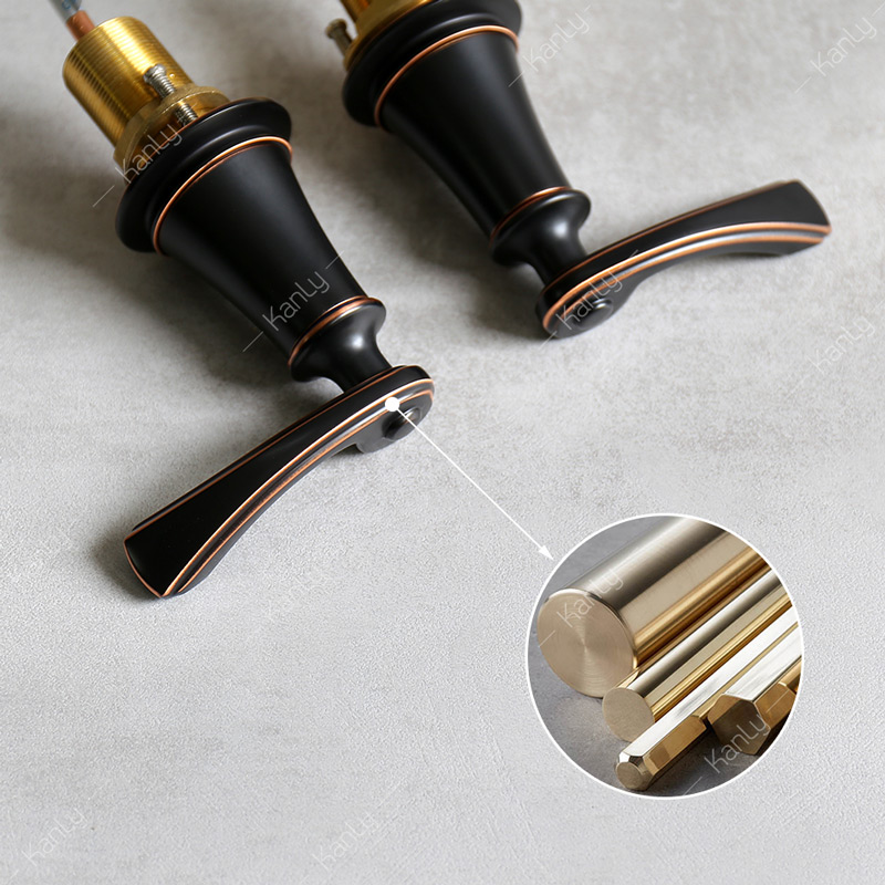 Vòi nước nóng lạnh cổ điển bằng đồng thau