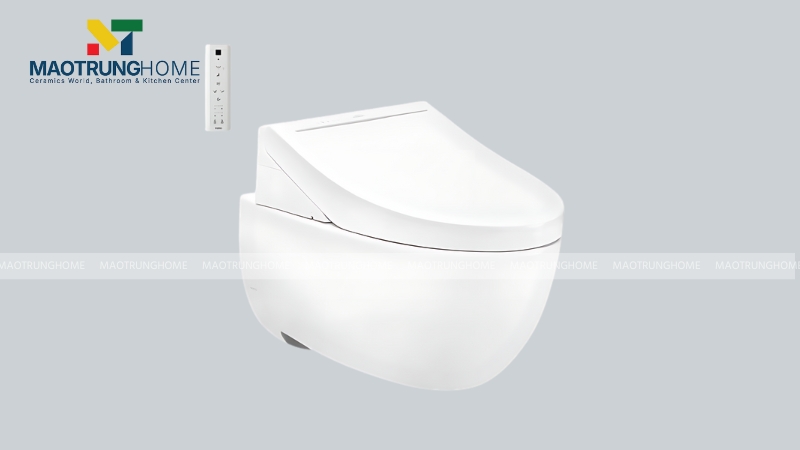 Bồn Cầu TOTO CW812REA/TCF4911EZ/WH172AAT/TCA464 tích hợp công nghệ xả hiện đại và thiết kế dễ vệ sinh