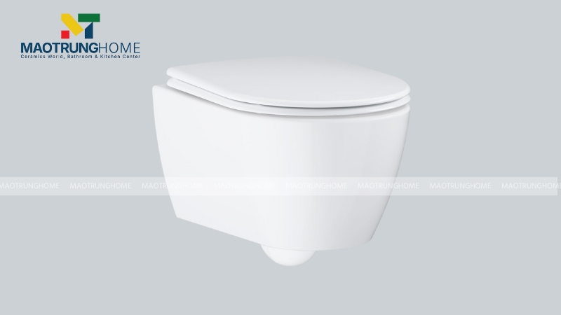 Thân bồn cầu là nơi người dùng ngồi sử dụng