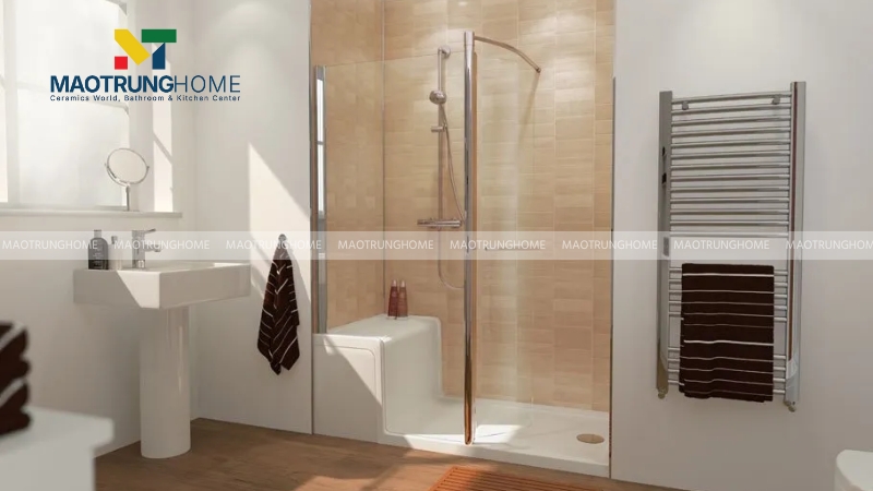 Ưu điểm của bồn tắm đứng