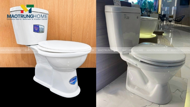 Nắp bồn cầu thường (Loại tiêu chuẩn) là loại phổ biến nhất