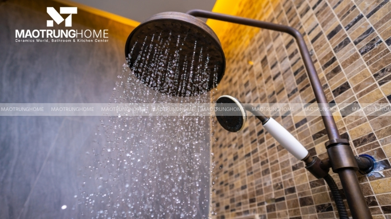 Vòi sen với áp lực nước phù hợp, chế độ phun đa dạng sẽ giúp bạn xua tan mệt mỏi sau một ngày dài