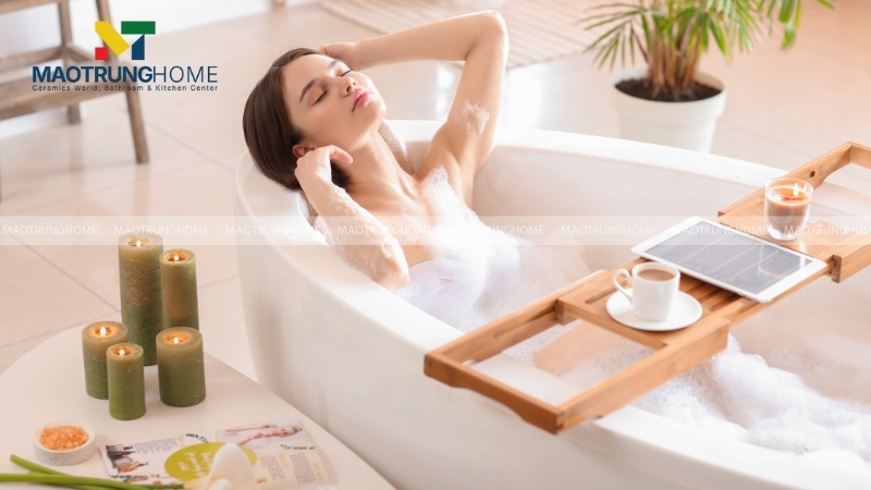 Nếu tắm là một cách thư giãn thì chỉ sử dụng bồn tắm có thể phù hợp với phong cách sống của bạn