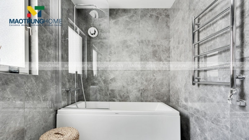 Bồn tắm kết hợp sen cây