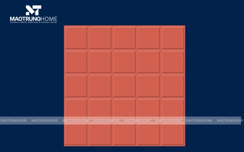 Bề mặt nhám của viên gạch đỏ Cotto Viglacera