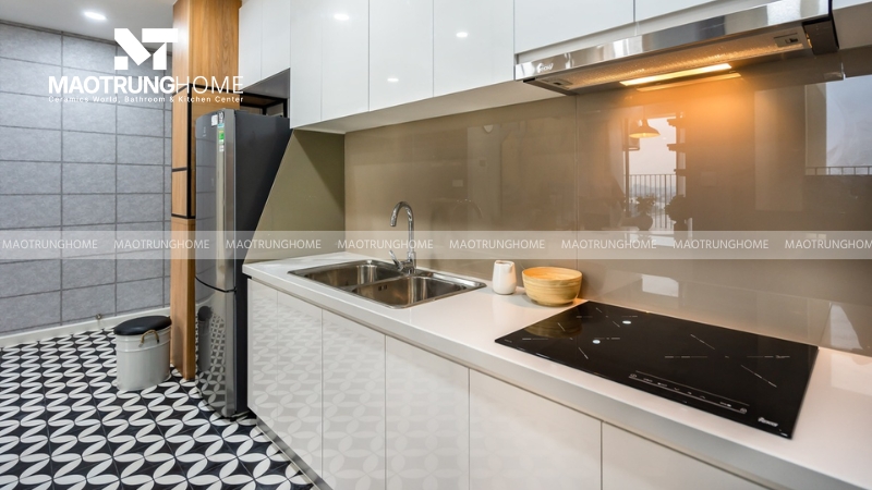 Ốp gạch một phần