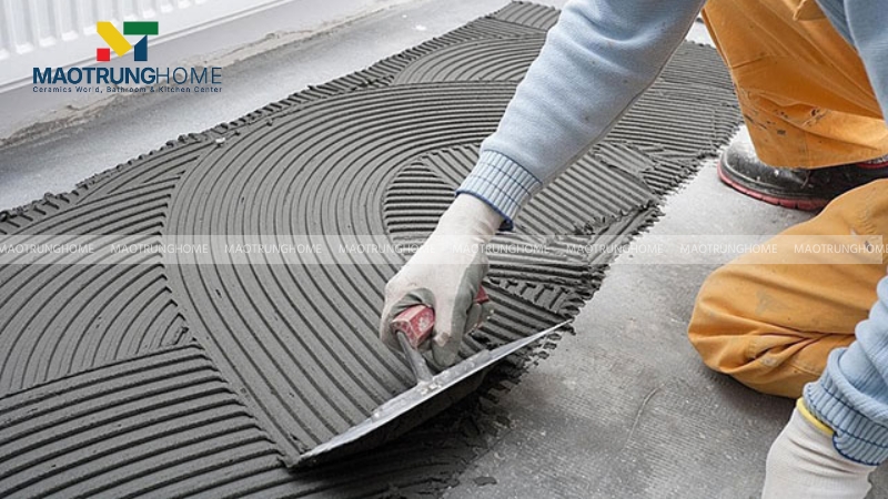 Keo dán gạch mang lại độ bám dính cao hơn