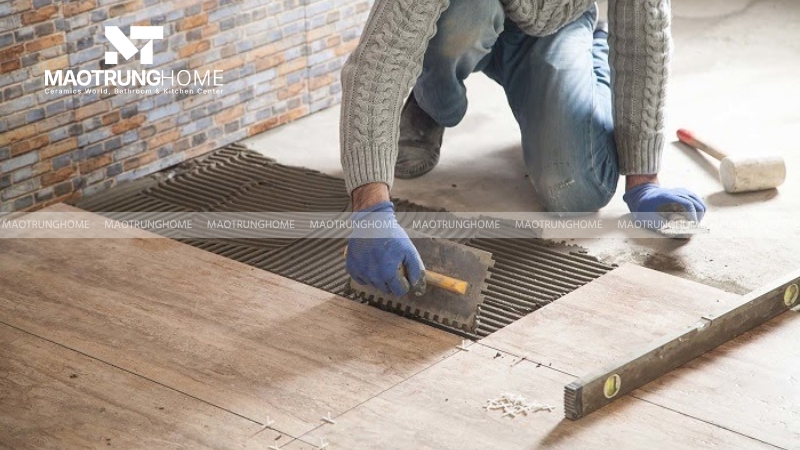 Bắt buộc sử dụng ke cân bằng khi lát gạch
