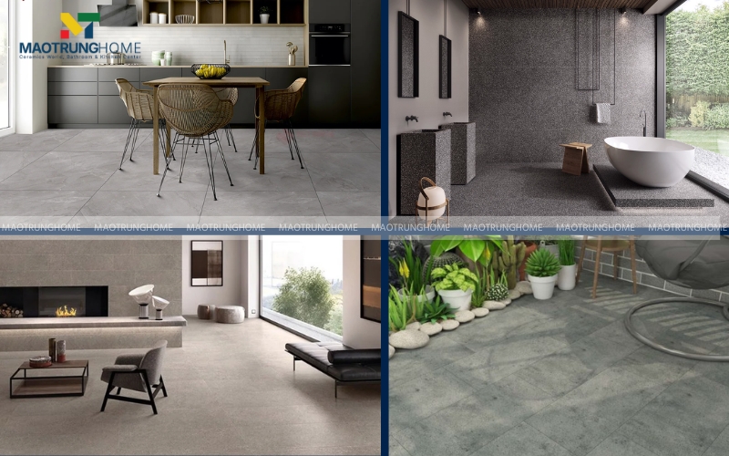 4 không gian ứng dụng gạch bóng mờ