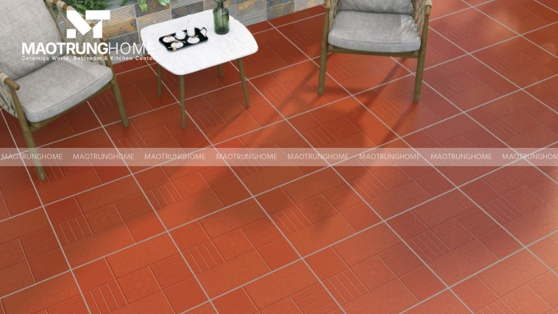 Lát sân vườn, lối đi là ứng dụng phổ biến nhất nhờ khả năng chống trơn