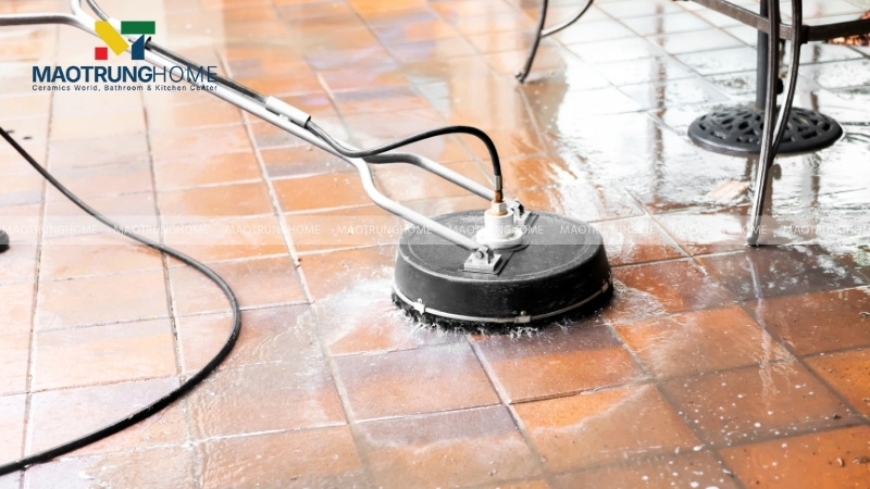 Thường xuyên quét và lau sàn bằng nước sạch để loại bỏ bụi bẩn